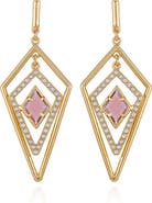 Vince Camuto Diamond Shaped Drop Earrings
