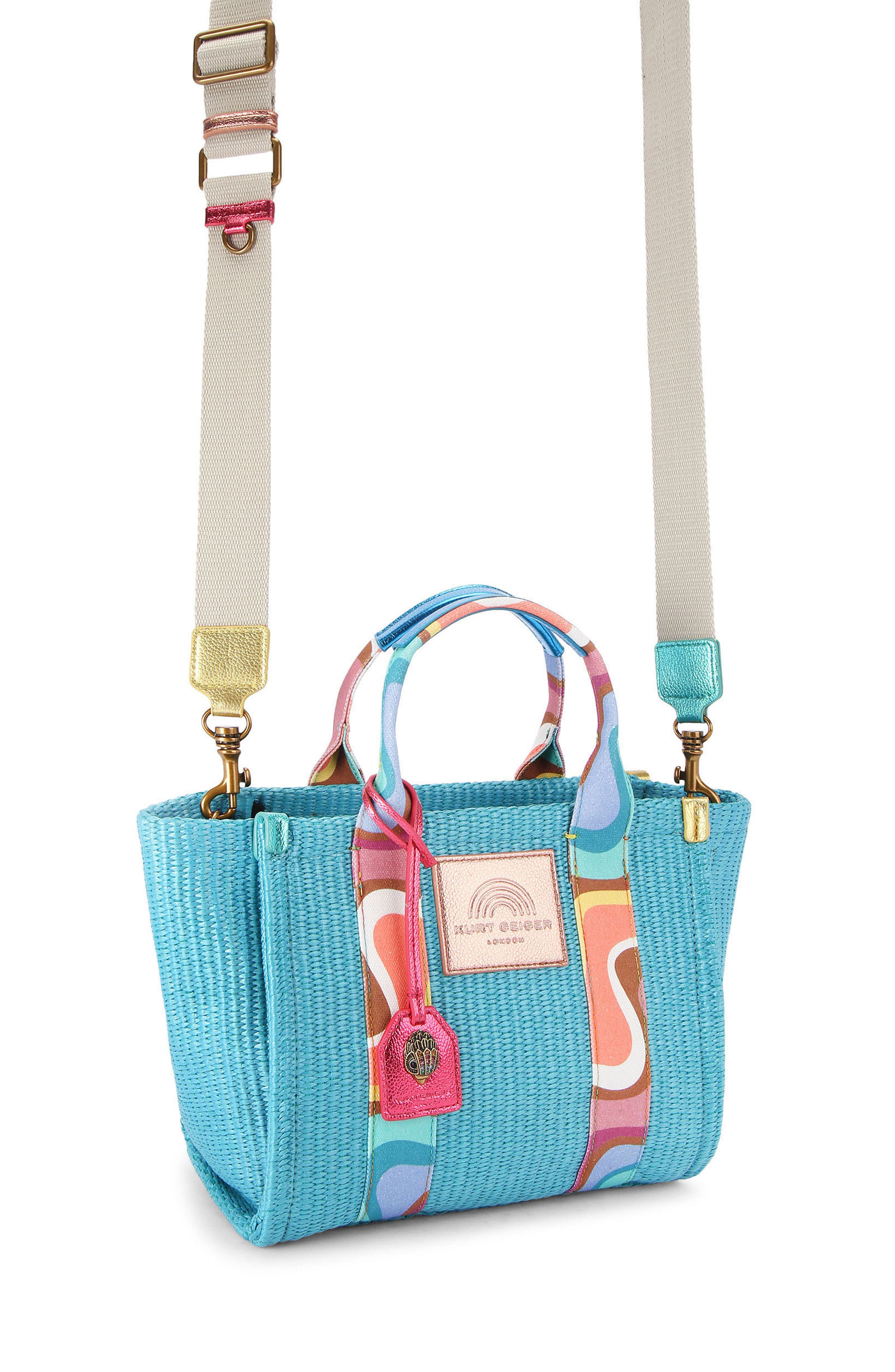 Kurt Geiger London Small Southbank Shopper Bag, Alternate, color, Open Blue