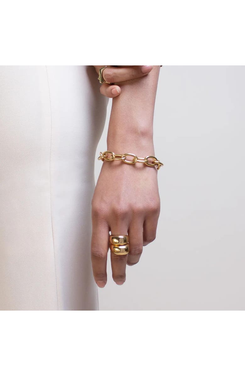 Outofoffice Chunky Round Gold Chain Bracelet, Alternate, color, Gold