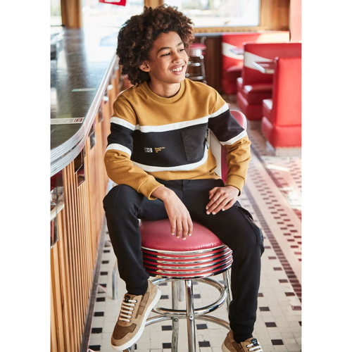 Mayoral Drawstring Track Pants In Black