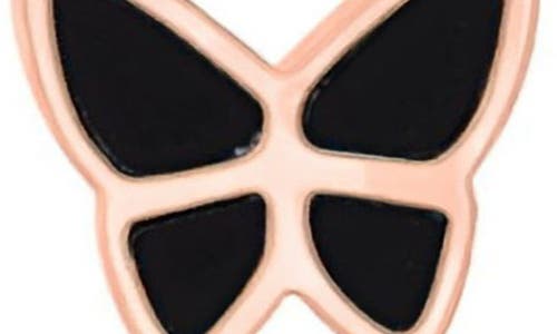 Adornia Set Of 2 Mother-of-pearl Butterfly & Curved Bar Pendant Necklaces In Gold