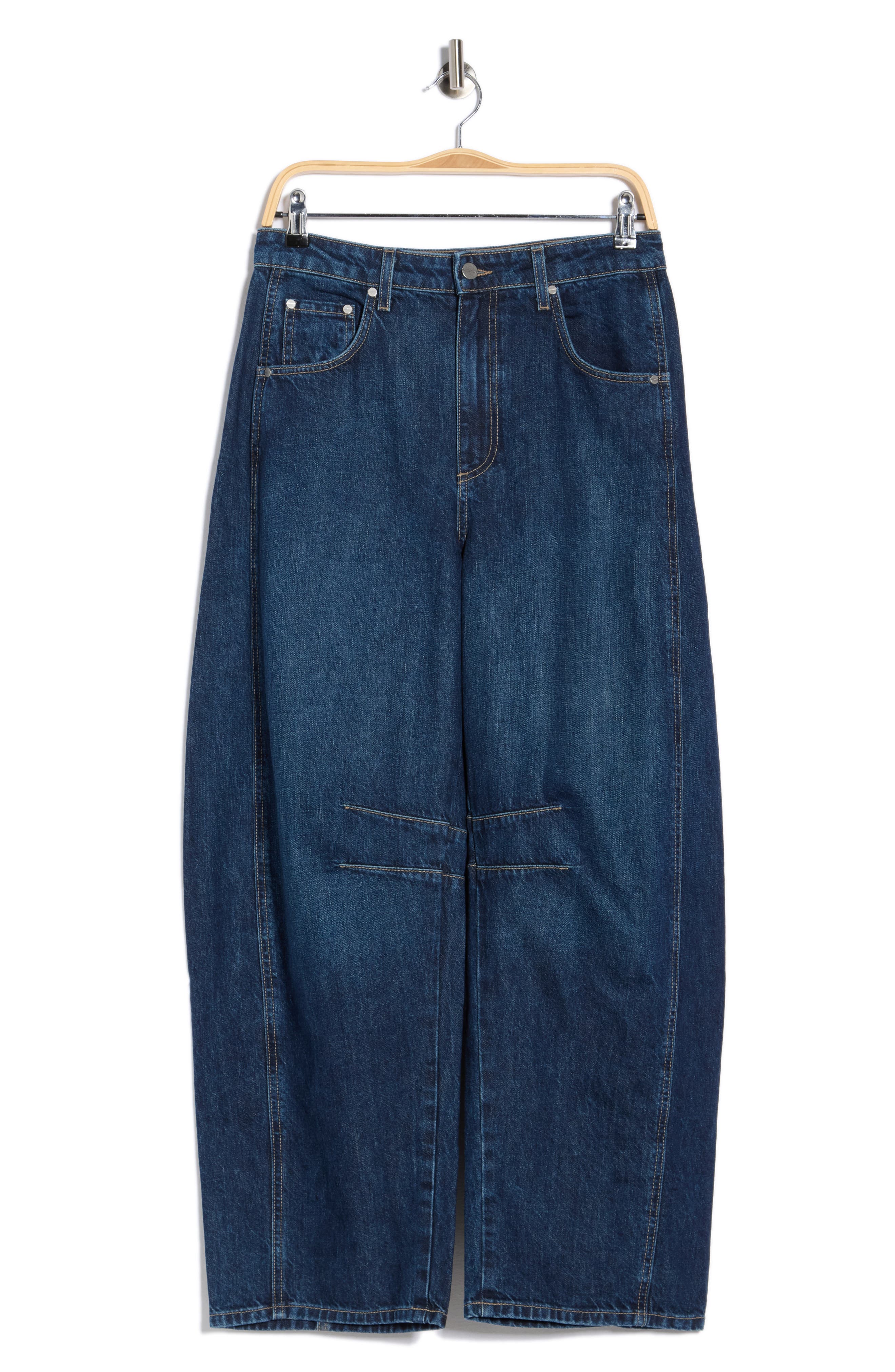 TWP High Waist Barrel Leg Jeans