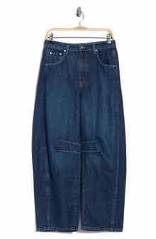 TWP High Waist Barrel Leg Jeans