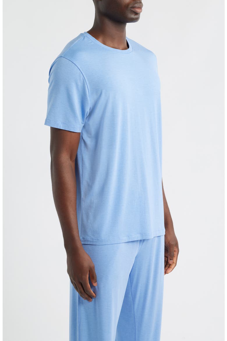 Crewneck Pajama T-Shirt, Alternate, color, WHISPER BLUE