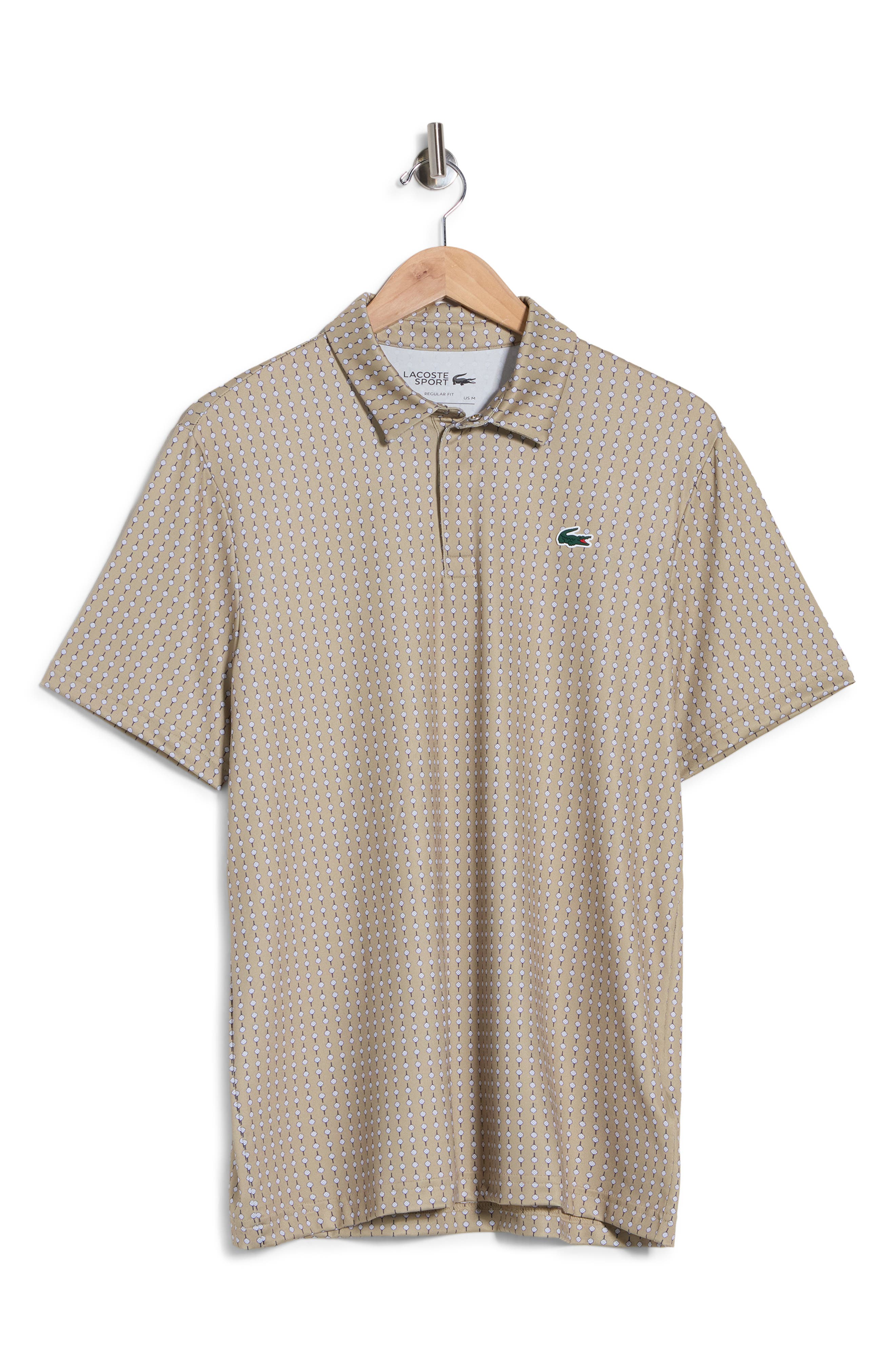 Lacoste Regular Fit Print Stretch Polo Shirt