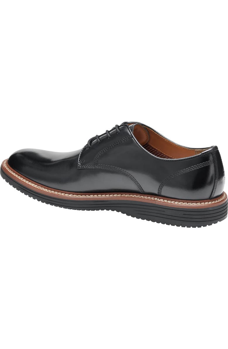 Johnston & Murphy Upton Plain Toe Derby, Alternate, color, Black Full Grain Bl