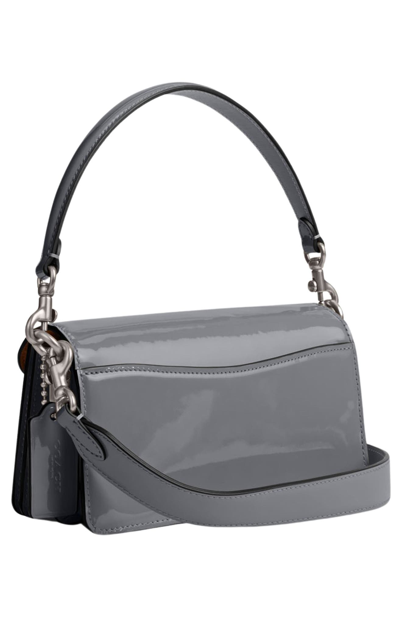 COACH Tabby 20 Signature Patent Leather Shoulder Bag, Alternate, color, 