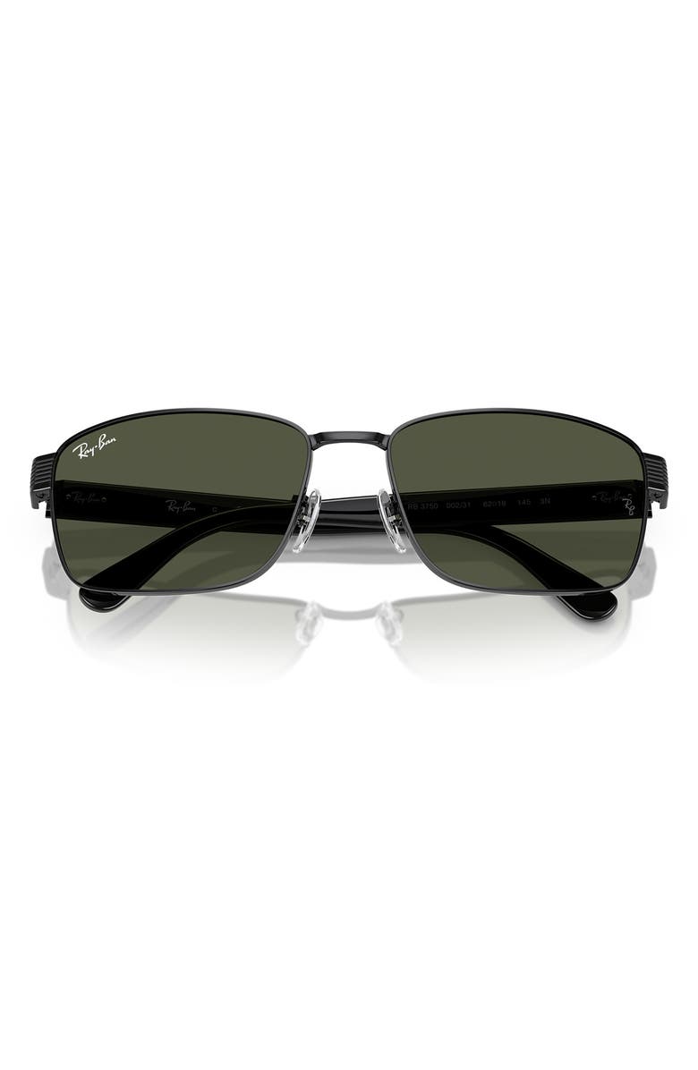 Ray-Ban 62mm Square Sunglasses, Alternate, color, Black