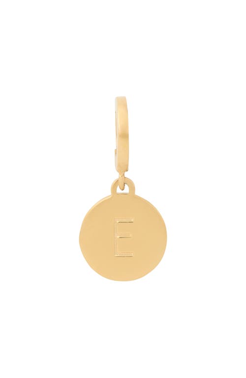 Kate Spade New York Mini E Charm In Gold