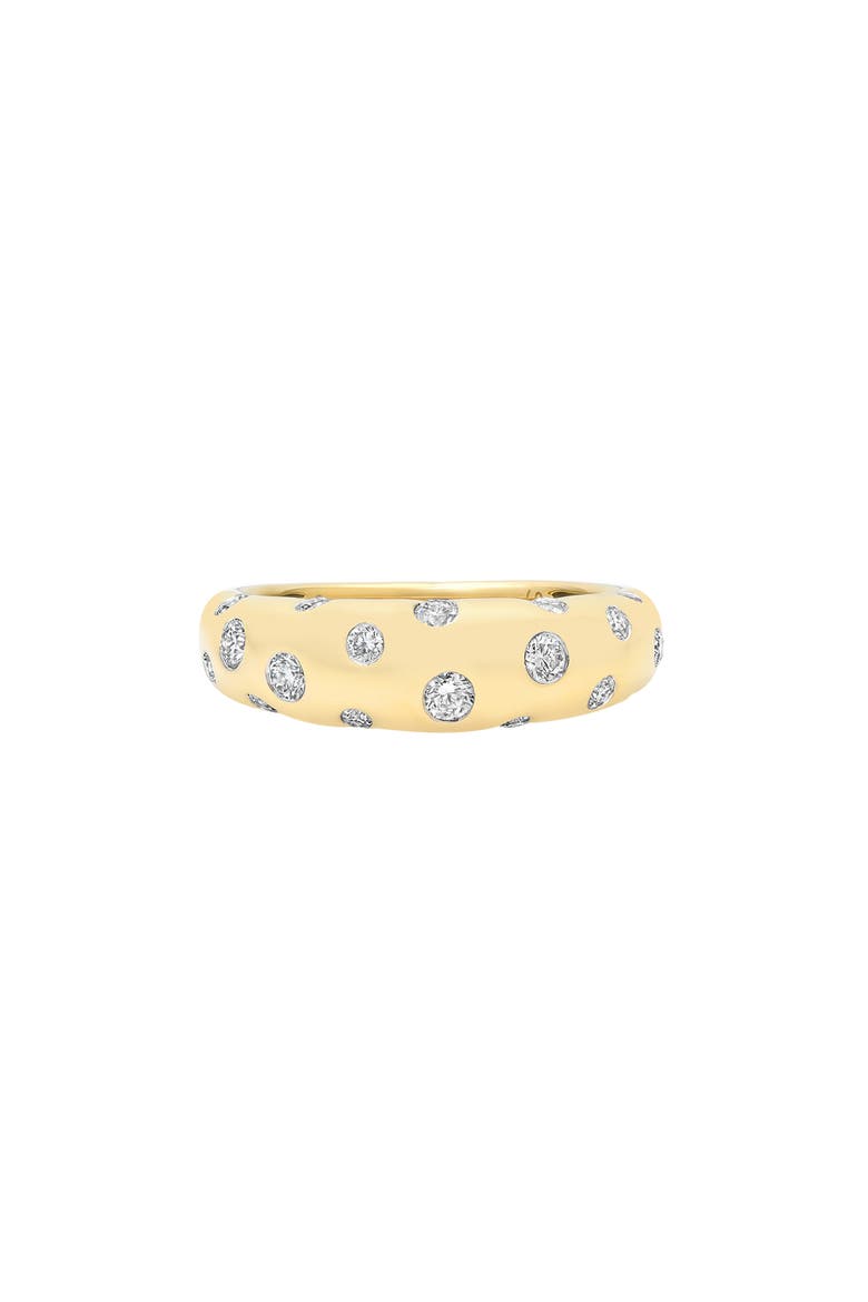 Bubble Diamond 18k Gold Band Ring, Main, color, YELLOW