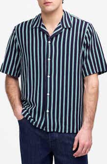 The Textured Knit Camp Shirt