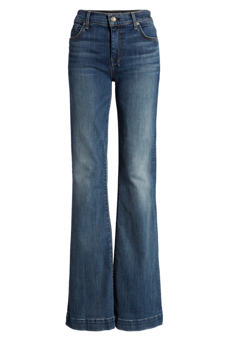7 For All Mankind® Dojo Flare Jeans, Alternate, color, AUTHENTIC LUCK