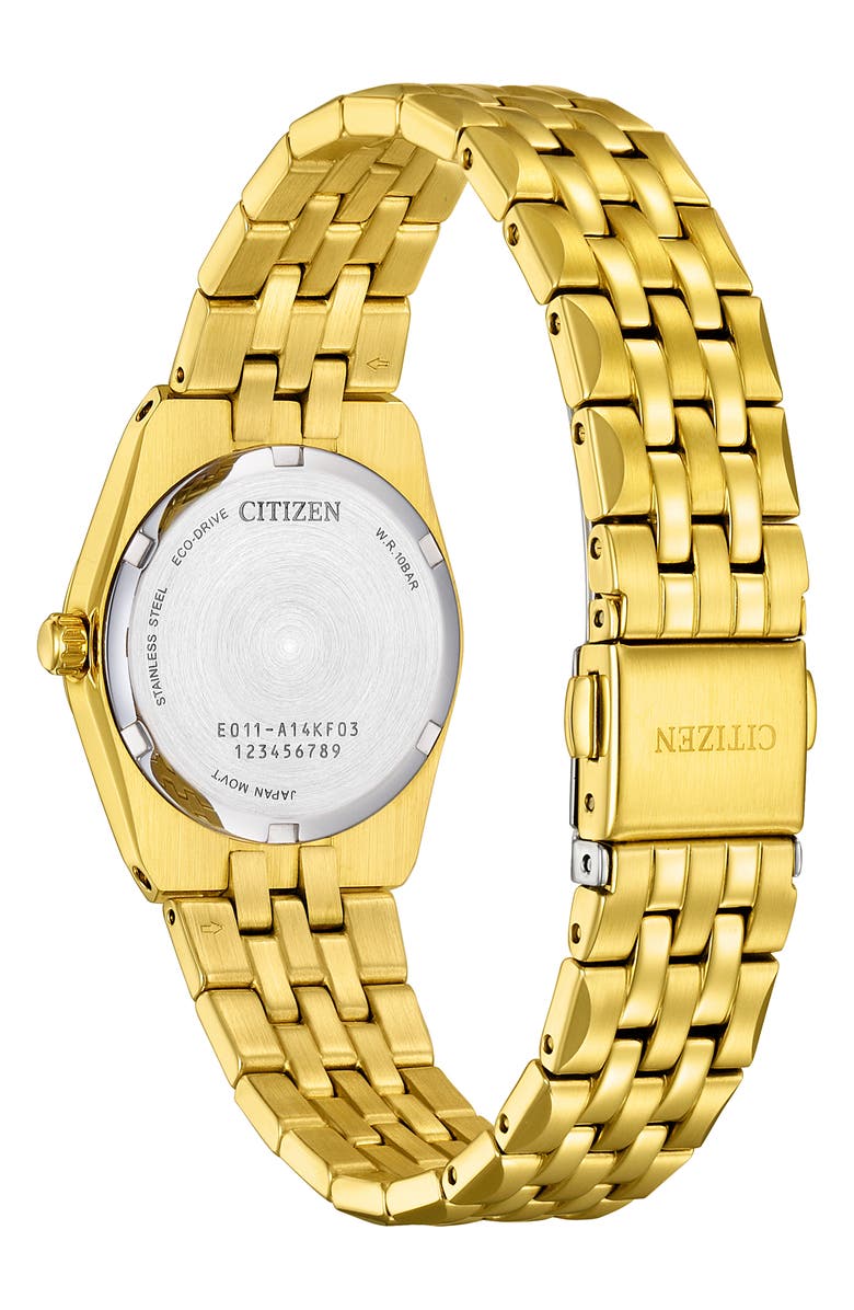 Citizen Classic Bracelet Watch, 27mm, Alternate, color, Gold-Tone Black