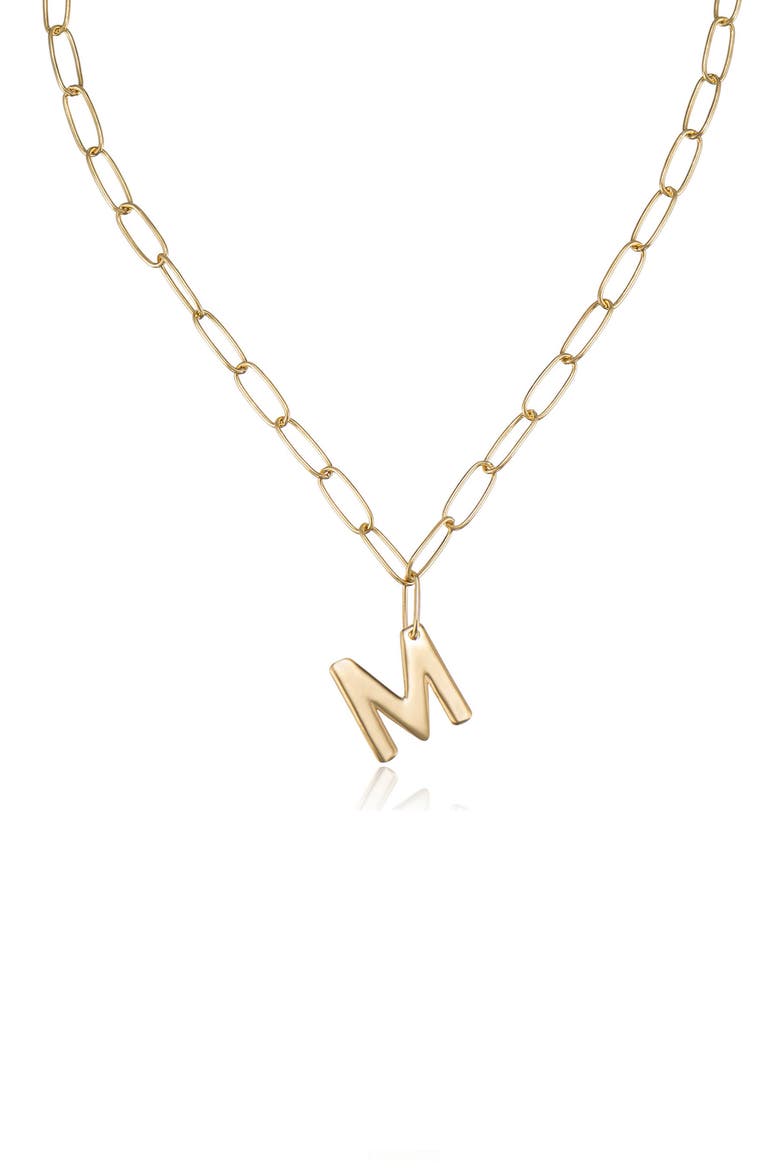 Initial Pendant Necklace, Alternate, color, GOLD - M