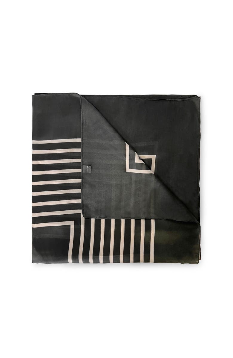 Youzey The Mia Scarf, Alternate, color, Black/White