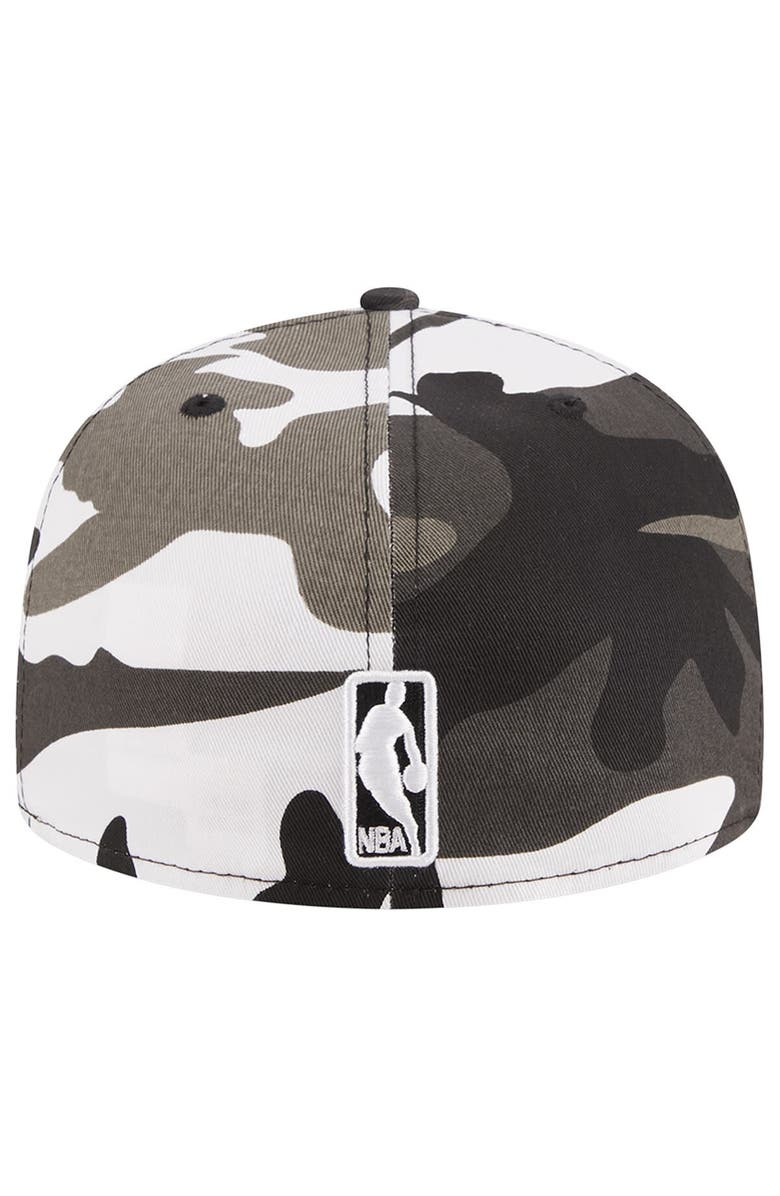 New Era Men's New Era Portland Trail Blazers Snow Camo 59FIFTY Fitted Hat, Alternate, color, 