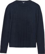 John Varvatos Fern Feeder Stripe Rib Long Sleeve T-Shirt