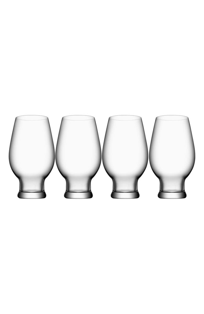 Orrefors 'IPA Beer' Glasses, Main, color, Clear