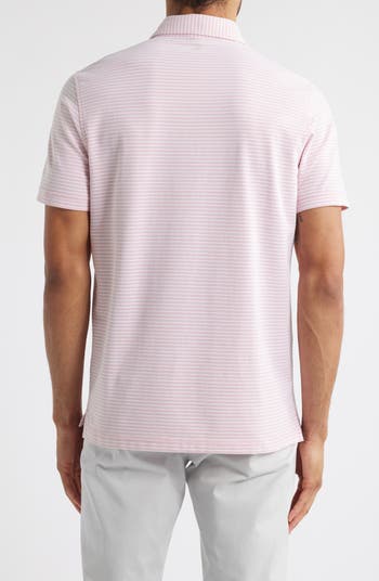 Crown Crafted Albatross Stripe Pima Cotton Blend Polo