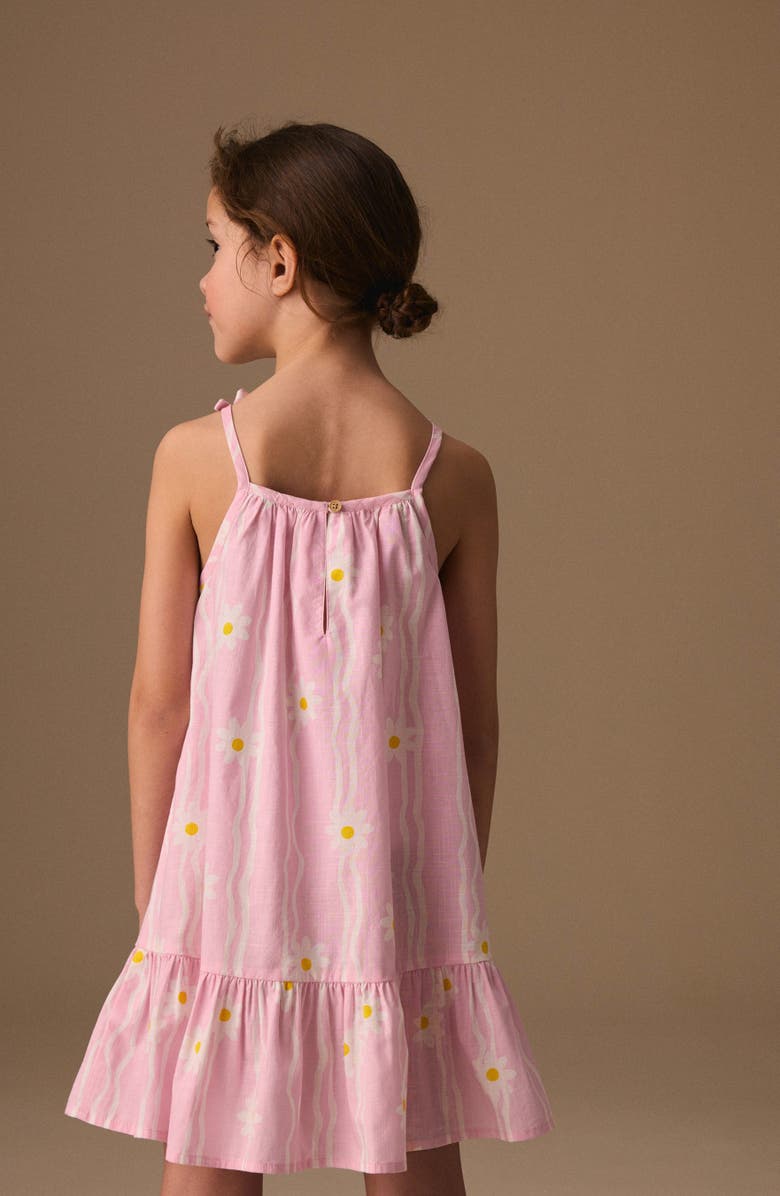 NEXT Kids' Floral Print Cotton Sundress, Alternate, color, Pink