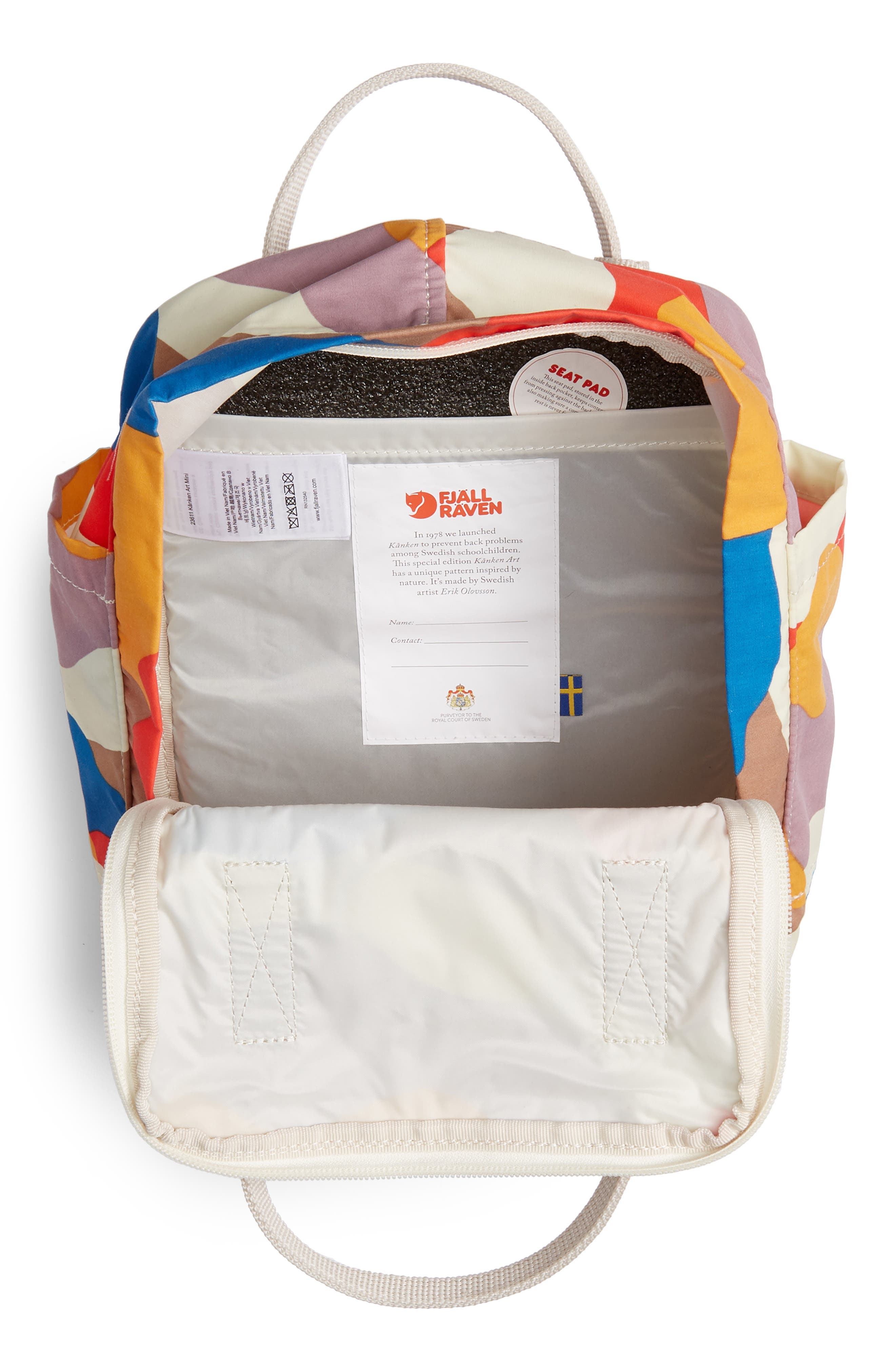 Kånken Art Water Resistant Mini Backpack, Alternate, color, SPRING LANDSCAPE