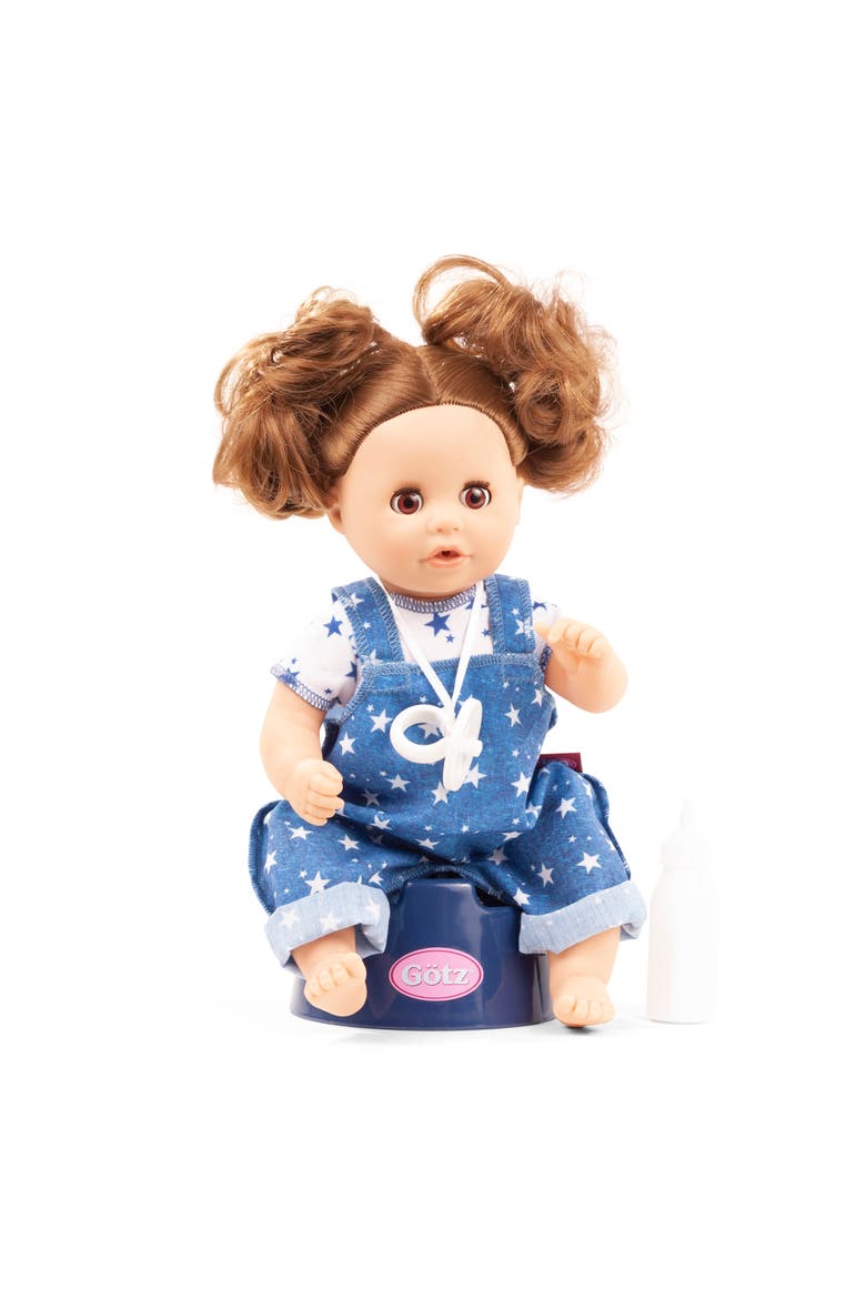 Sleepy Aquini My Star 13 Inch Potty Bath Girl Doll, Drink & Wet, Toy, Main, color, Multicolored