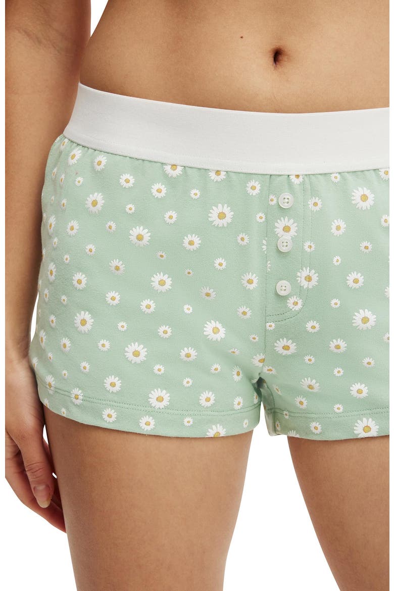 Women's Dreamy Soft Boyshort, Alternate, color, Spring Daisy