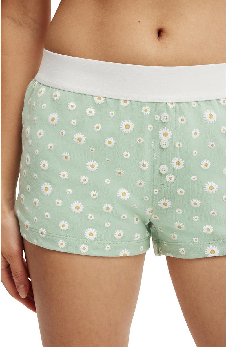 COTTON ON BODY Women's Dreamy Soft Boyshort, Alternate, color, Spring Daisy