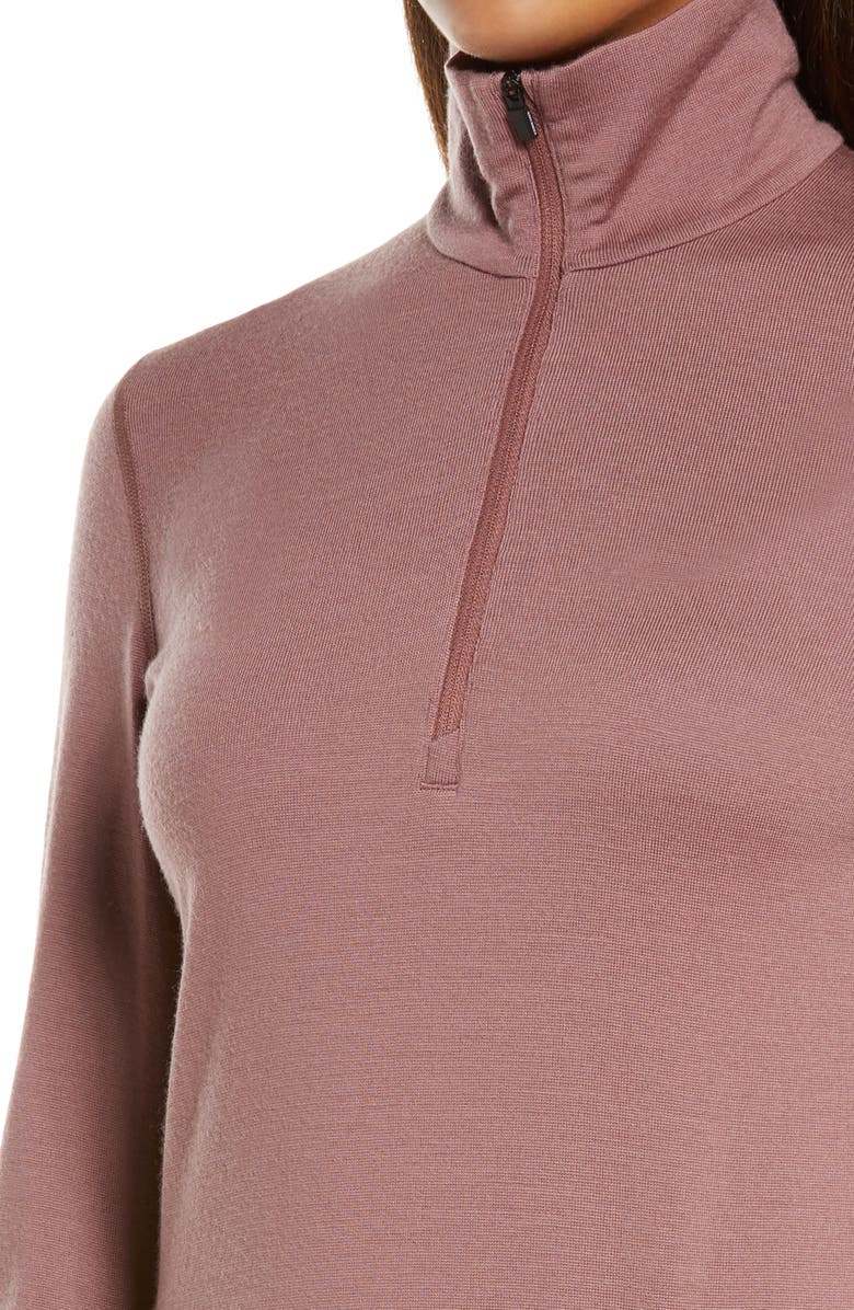 Icebreaker 260 Tech Merino Wool Half Zip Base Layer Top, Alternate, color, 