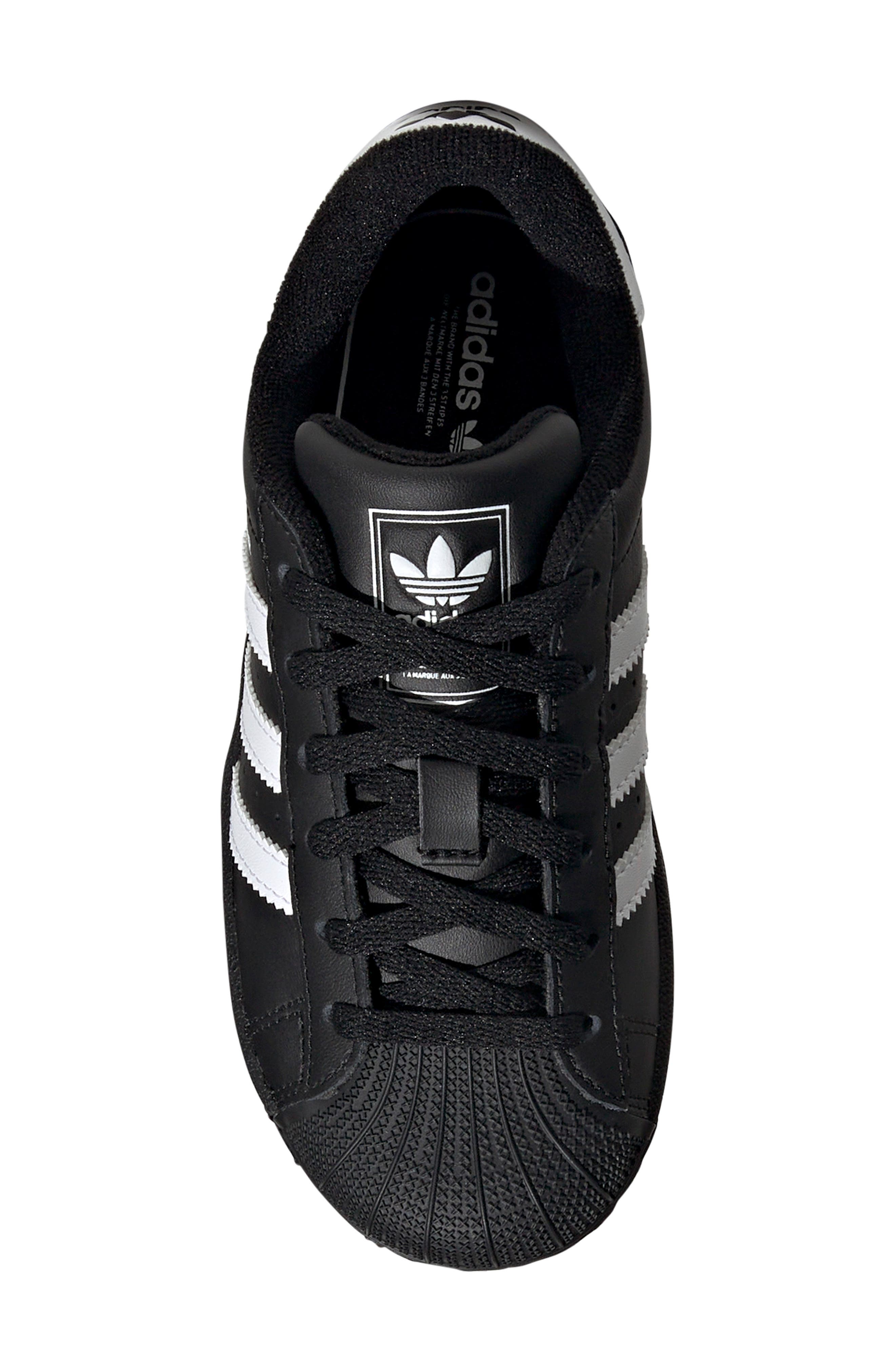 Kids' Superstar II Sneaker, Alternate, color, BLACK/ WHITE/ BLACK