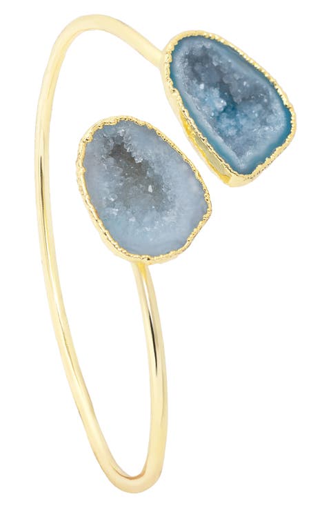 Agate Duet Cuff Bracelet