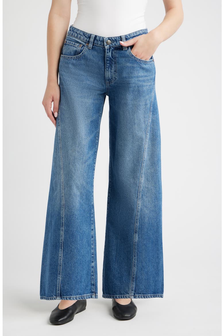 Alex Low Rise Baggy Wide Leg Jeans, Main, color, AUTHENTIC