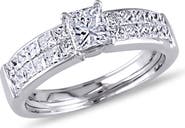 Julianna B. Diamond Channel Set Engagement Ring 18k