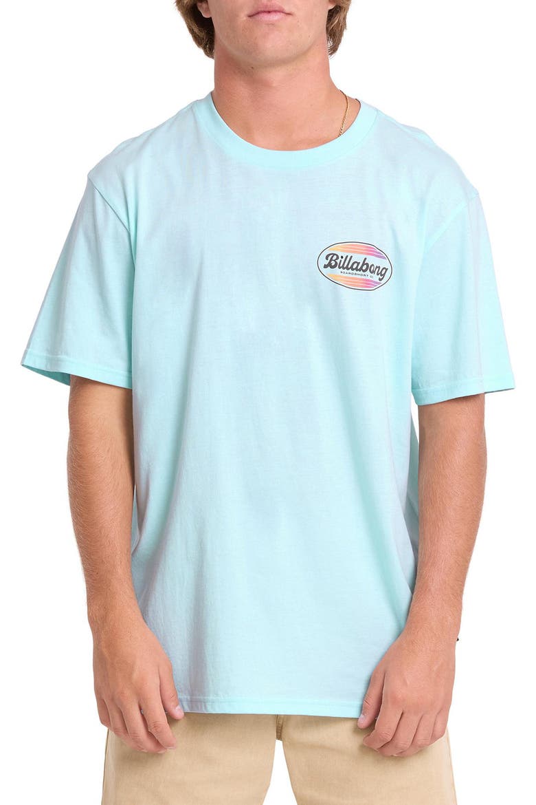 Off Duty Graphic T-Shirt, Main, color, COASTAL BLUE