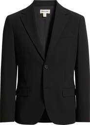 Open Edit Slim Fit Solid Stretch Suit Jacket