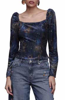 Avec Les Filles Renaissance Romance Long Sleeve Shirt