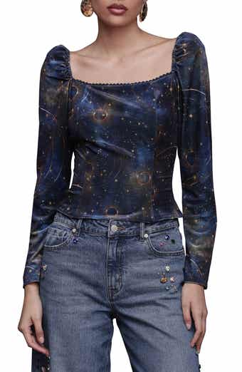 Avec Les Filles Renaissance Romance Long Sleeve Shirt
