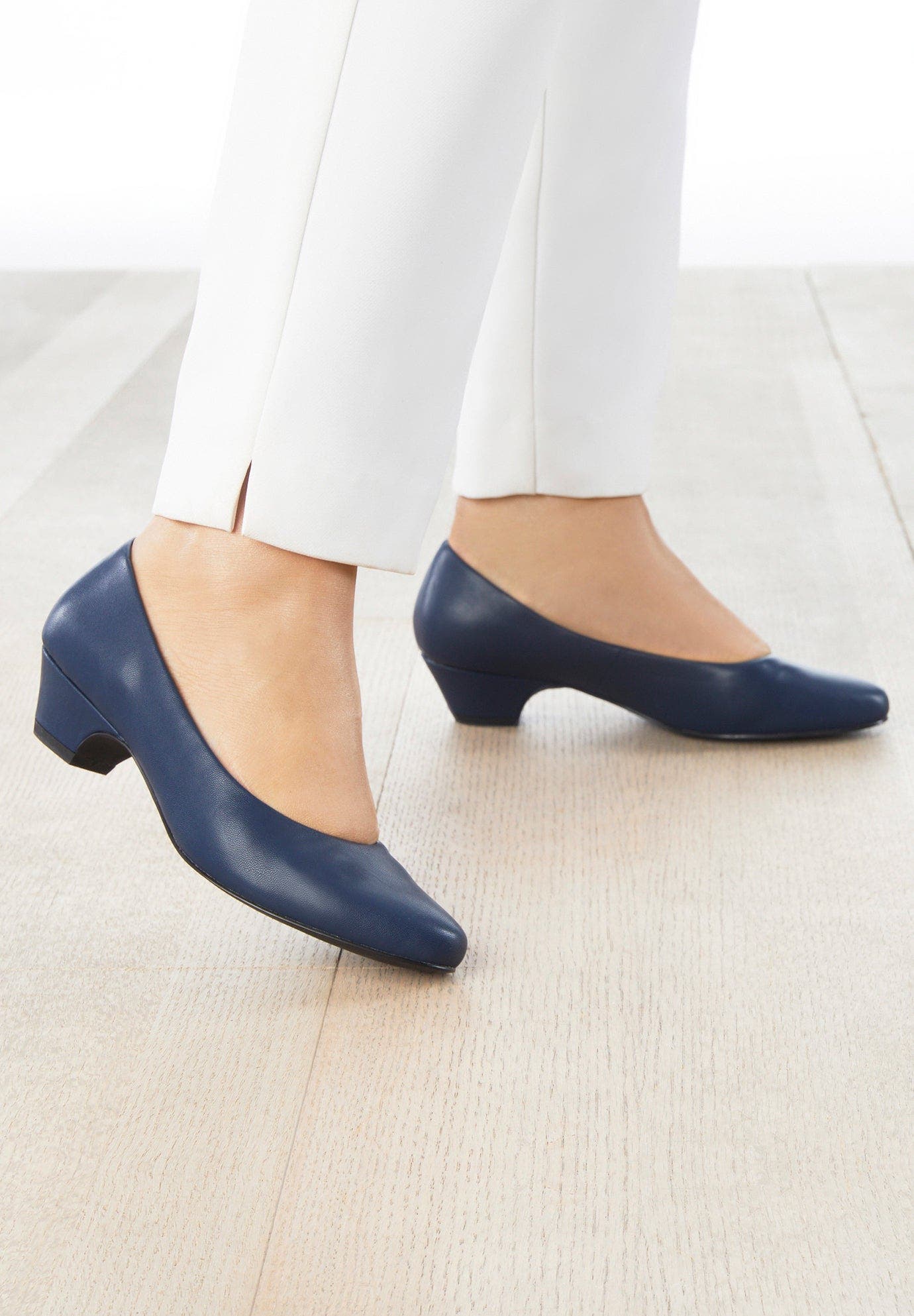 The Vida Leather-Like Slip On Pump, Alternate, color, GOLD