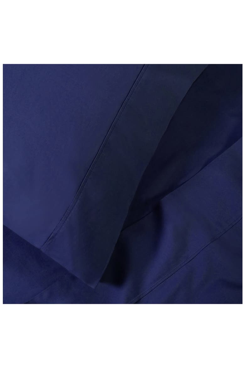 Solid 300 Thread Count Percale Sheet Set, Alternate, color, CROWN BLUE