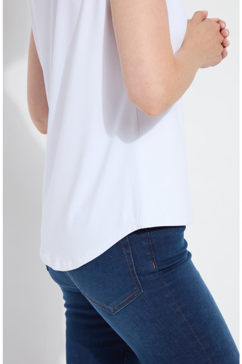 'Lyssentials T-Shirt, Alternate, color, WHITE