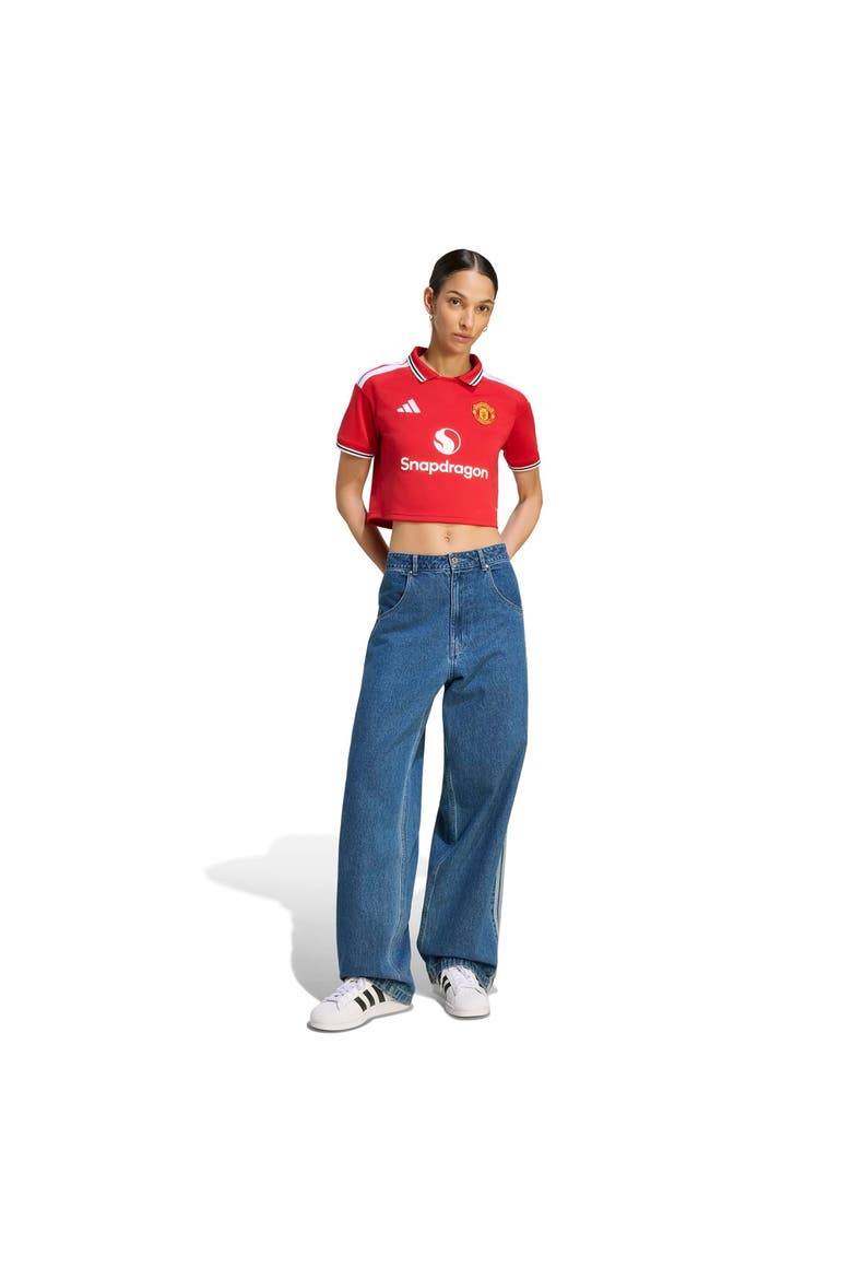 Women's adidas Red Manchester United 2026/27 Home Cropped Replica Jersey, Alternate, color, Red
