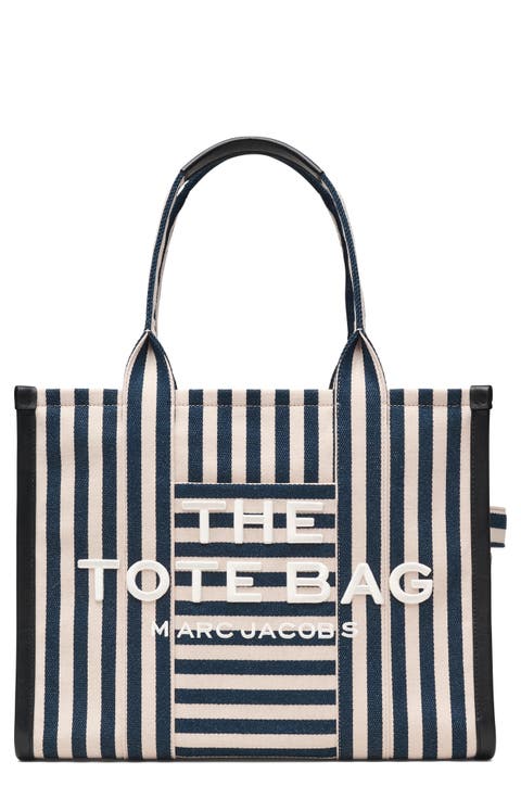 The Stripe Canvas Large Tote Bag