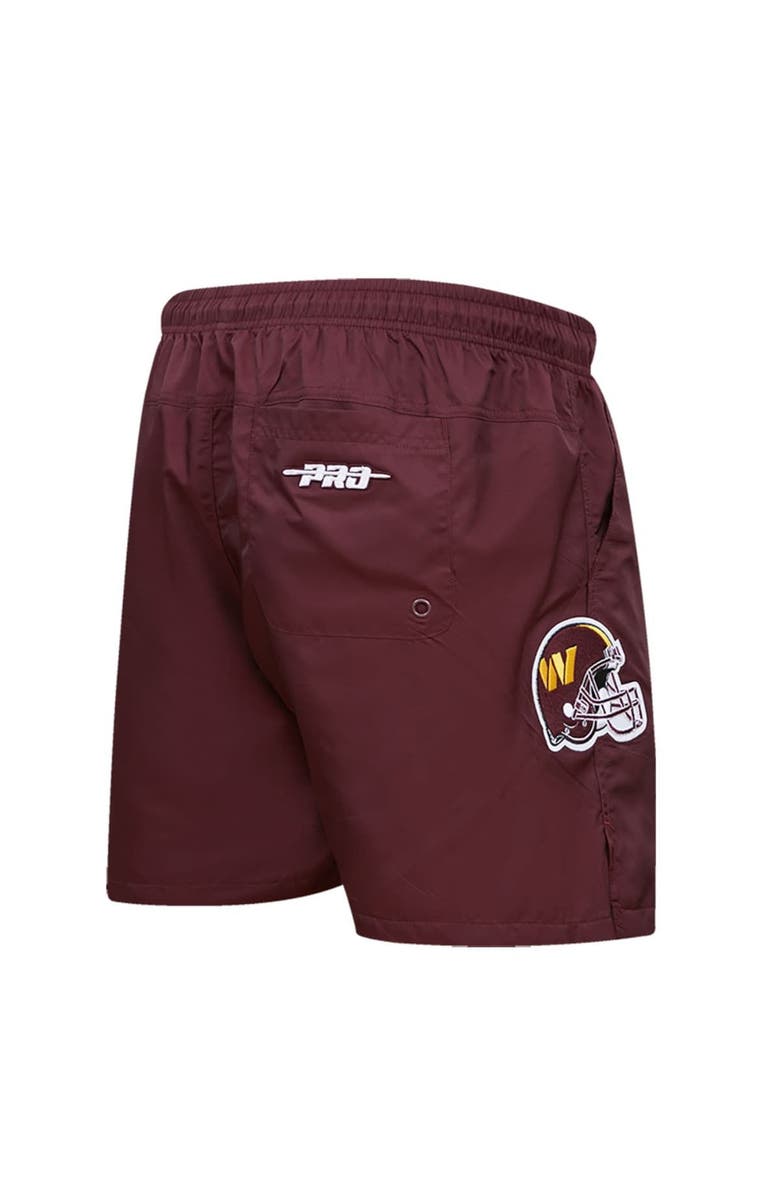 PRO STANDARD Men's Pro Standard Burgundy Washington Commanders Woven Shorts, Alternate, color,