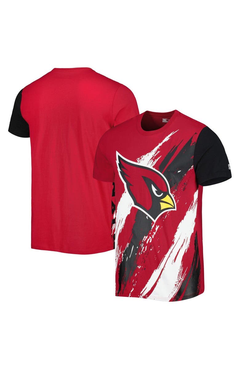 STARTER Men's Starter Cardinal Arizona Cardinals Extreme Defender T-Shirt, Main, color, Cardinal