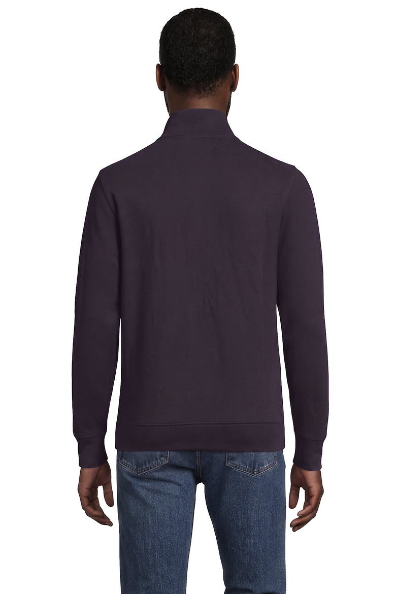 Bedford Rib Quarter Zip Pullover Sweater, Alternate, color, Black Currant