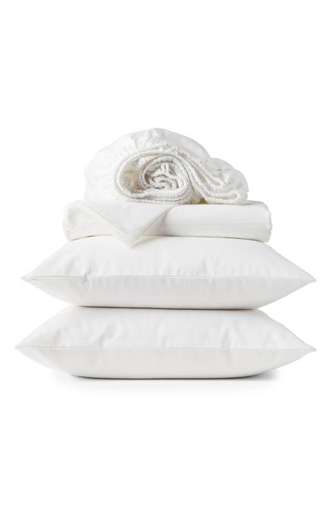 Heritage 400 Thread Count Organic Cotton Percale Sheet Set