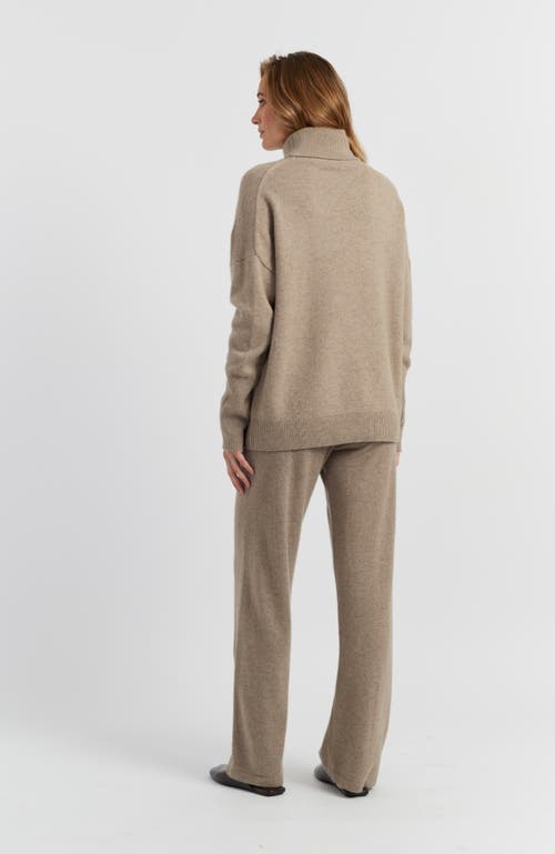 Chinti & Parker Pure Cashmere Roll Neck Sweater In Brown