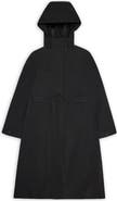 Rains Suva Waterproof Hard Shell Rain Coat with Removable Hood