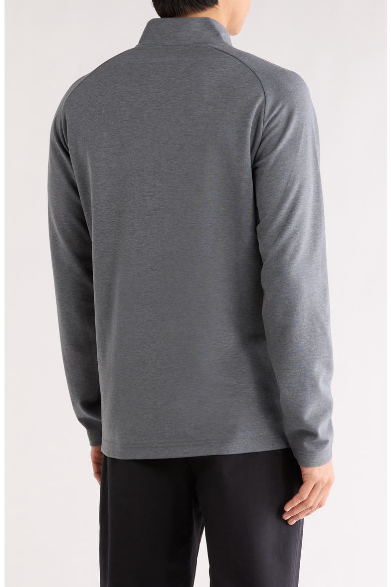 Upgraded Quarter Zip Pullover, Alternate, color, DARK GREY