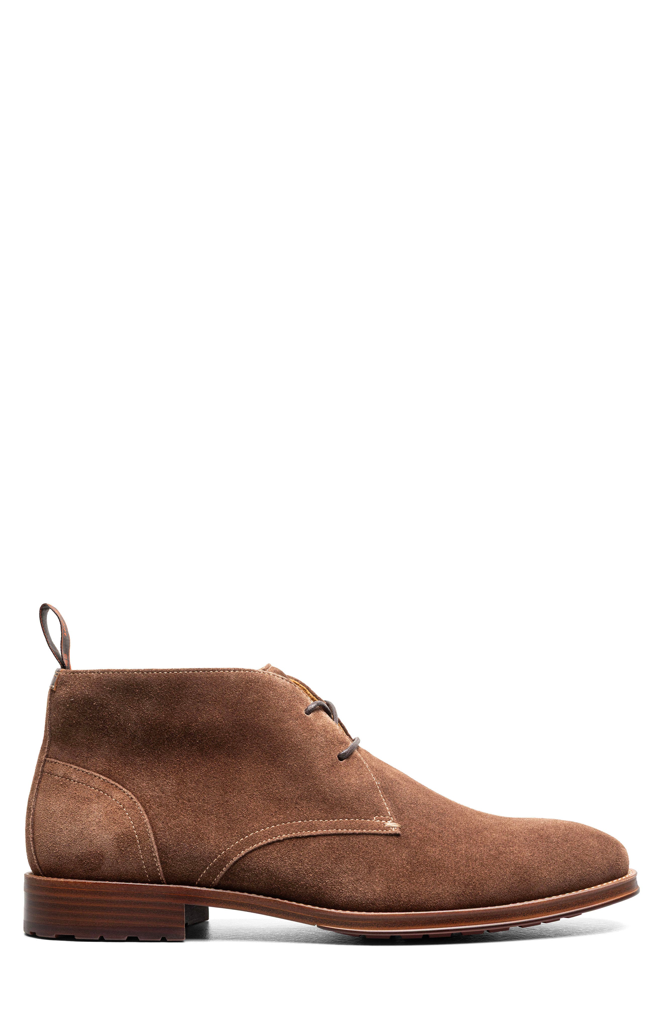 Rucci Leather Plain Toe Chukka Boot, Alternate, color, BRN SUEDE